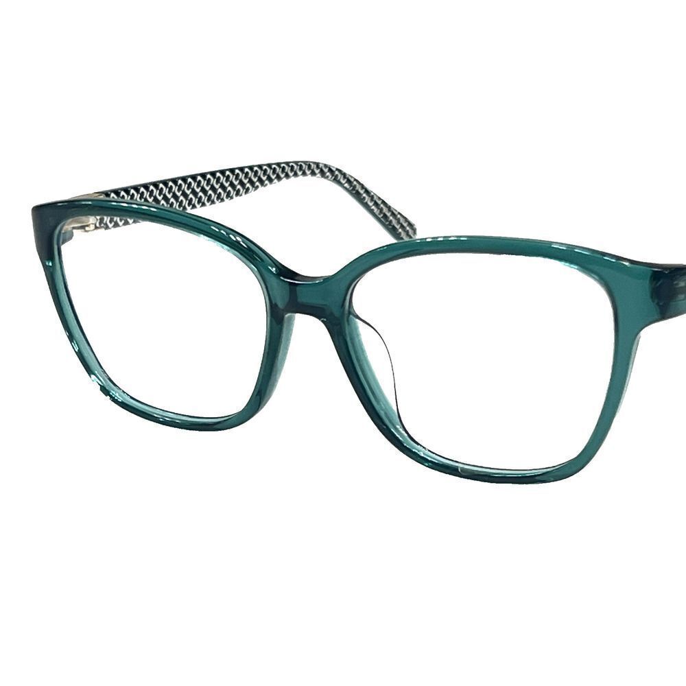 NEW Diane von Furstenberg DVF 5064 481 Glossy Bluegreen Eyeglass Frame 52-16-130